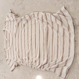 Maternity Market & Spruce striped Tee, size M